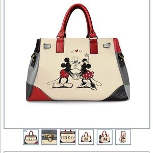 Minnie and mickie love story bag
